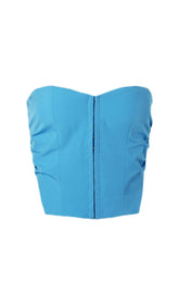 STRAPLESS TOPS IN BLUE